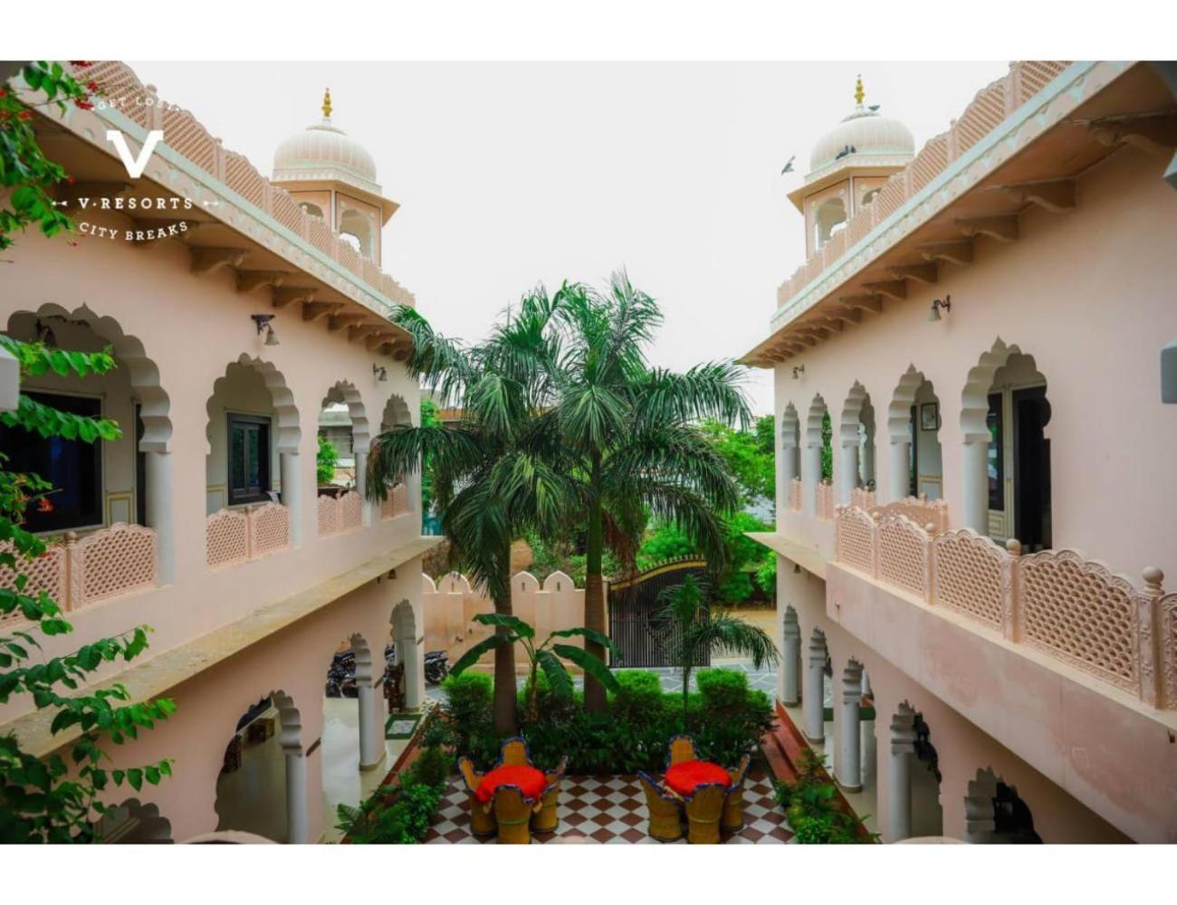 Hotel Kiran Villa Palace, Bharatpur Eksteriør billede